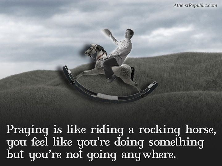 Praying is like Riding a Rocking Horse