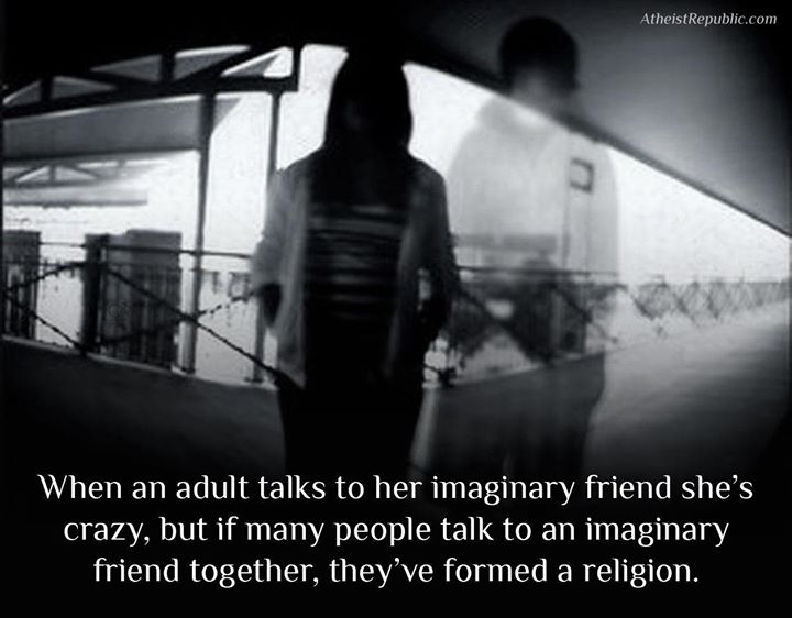 God Imaginary Friend Forms Religion