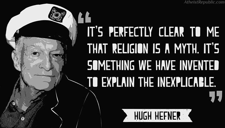 Hugh Hefner on Religion