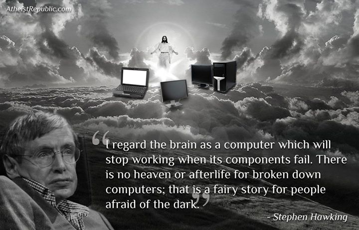 I regard the brain as a computer