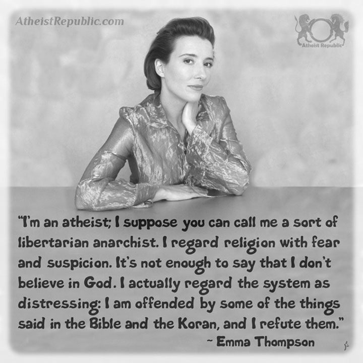 I Am An Atheist - Emma Thompson