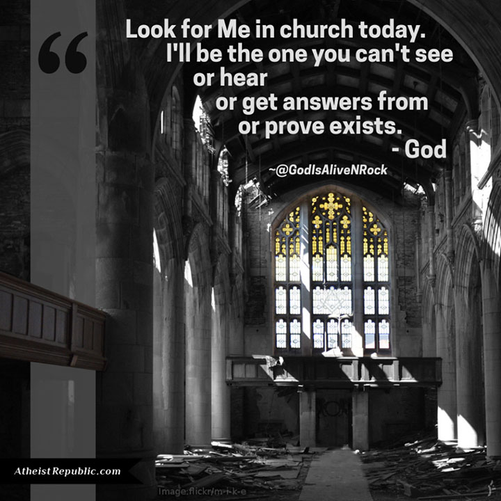 Look For God in Church Today