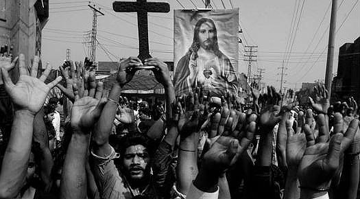 Pakistan Church Bombing Protest