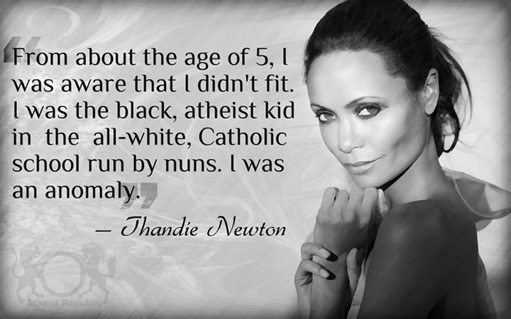 Thandie Newton, an Atheist Anomaly