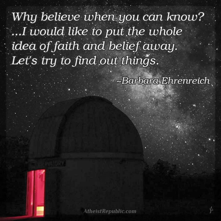 Why Believe When You Can Know