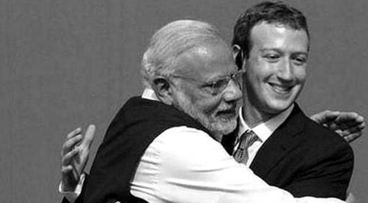 Zuckerberg and Modi