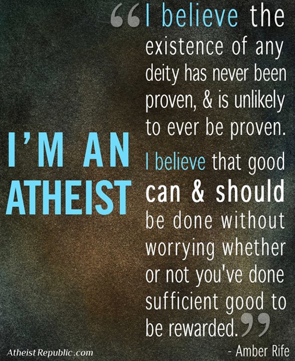 I'm an Atheist