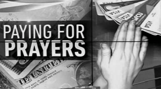 paying for prayers