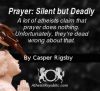 Prayer: Silent but Deadly
