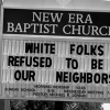 A black pastor from Alabama has been accused of reverse racism after displaying “Black folks need to stay out of white churches.”