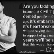 Chris Evans on Gay Marriage