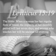 Leviticus 15:19