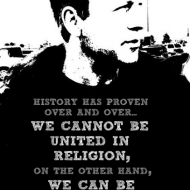 We cannot be united in Religion