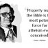 Bible Most Potent Force for Atheism