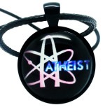 Atheist Science Logo, Pendant Necklace