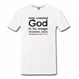 Man Created God in his Image Men's Shirt