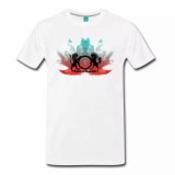 Red and Blue Paint Logo Men's Shirt