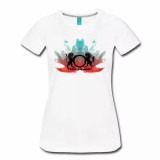 Red and Blue Paint Logo Women's Shirt