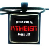 "This Is What an Atheist Looks Like" Pendant Necklace